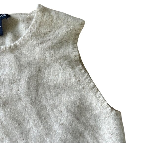 Vintage Ann Taylor Cashmere Academia Sweater Vest L - Picture 3 of 5